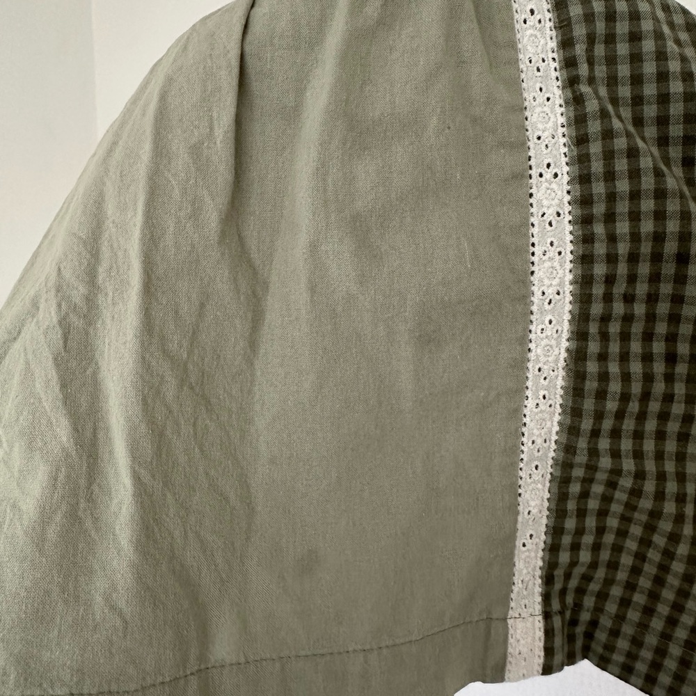 Little Cotton Clothes Green Gingham Set - Picture 2 of 3